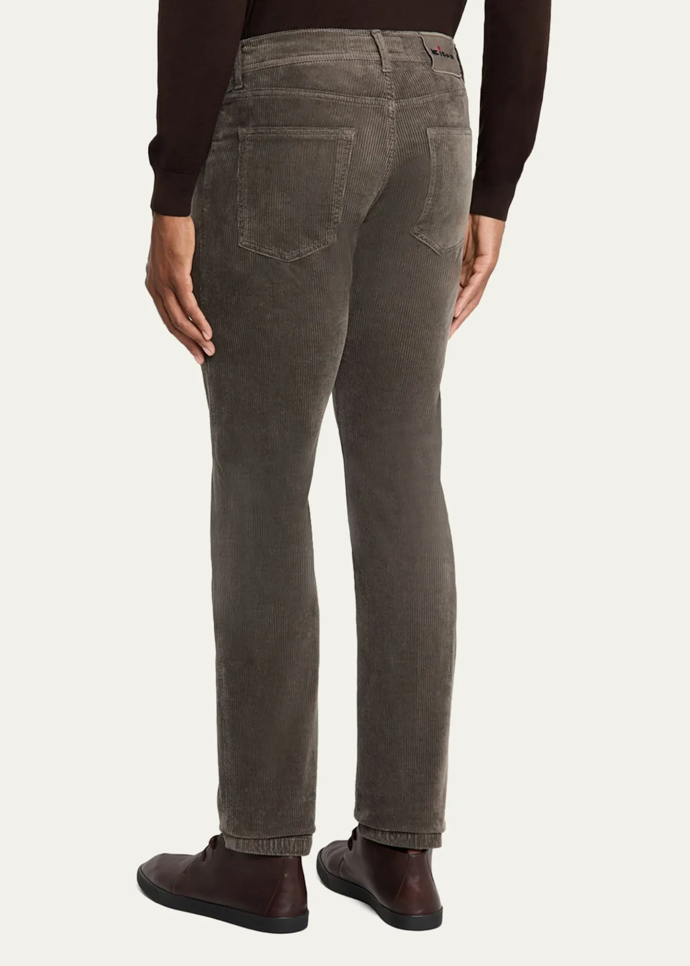 KitonMen's Corduroy Straight Fit Five-Pocket Pants