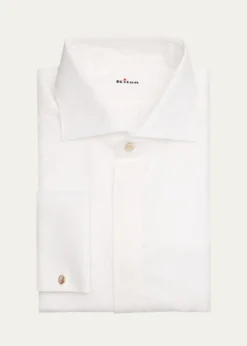KitonMen's Cotton French-Cuff Dress Shirt