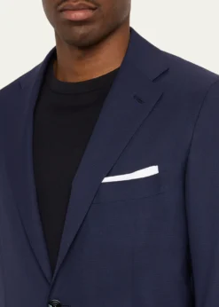 KitonMen's Mini-Check Wool Modern Fit Two-Piece Suit