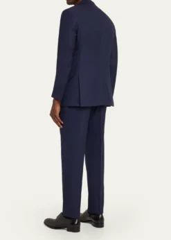 KitonMen's Mini-Check Wool Modern Fit Two-Piece Suit