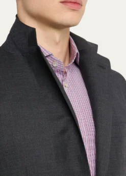 KitonMen's Nano Check Suit