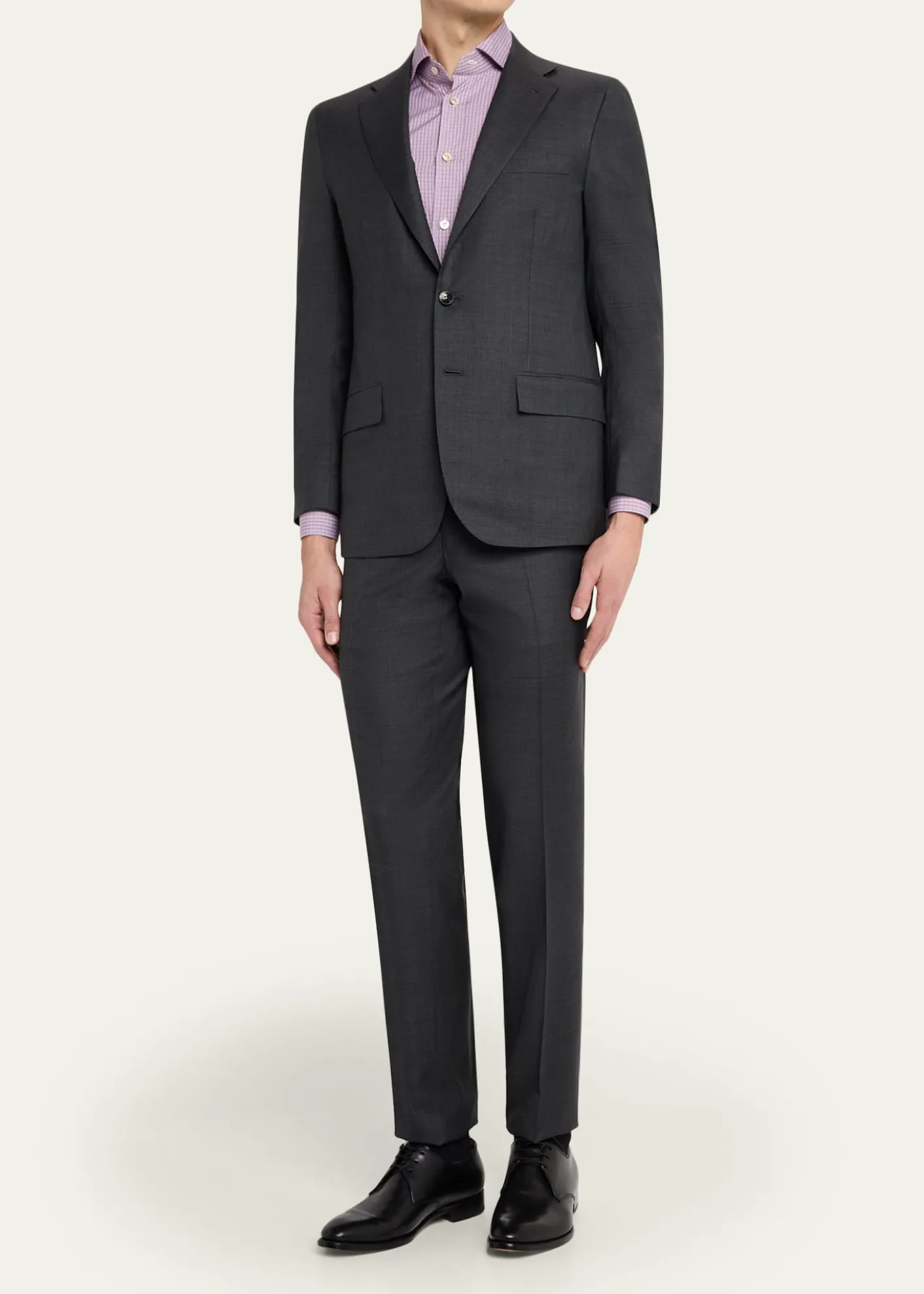 KitonMen's Nano Check Suit