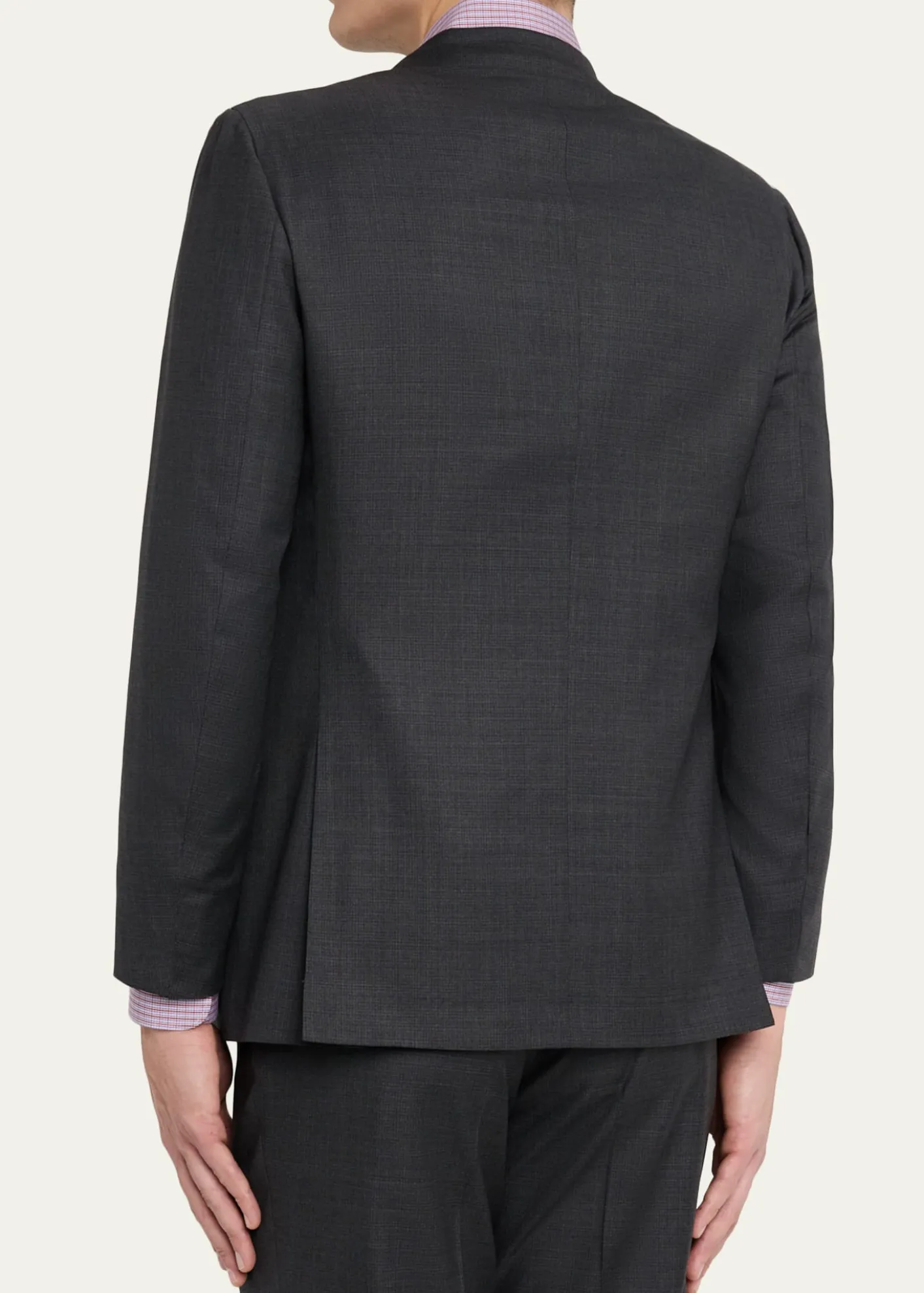 KitonMen's Nano Check Suit