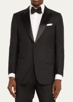 KitonMen's Peak Wool Tuxedo