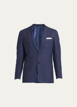 KitonMen's Shadow Stripe Suit