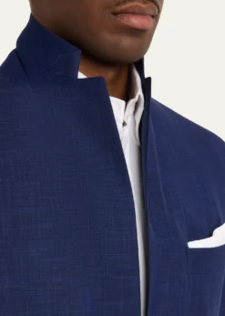 KitonMen's Textured Check Wool and Silk Two-Piece Suit