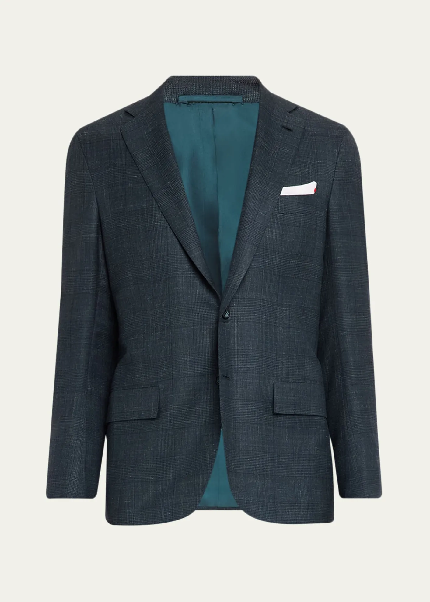 KitonMen's Tonal Plaid Cashmere Two-Piece Suit