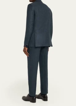 KitonMen's Tonal Plaid Cashmere Two-Piece Suit
