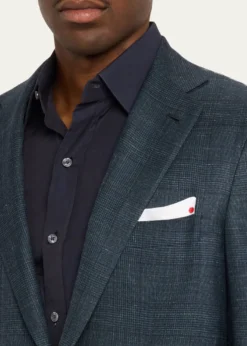 KitonMen's Tonal Plaid Cashmere Two-Piece Suit