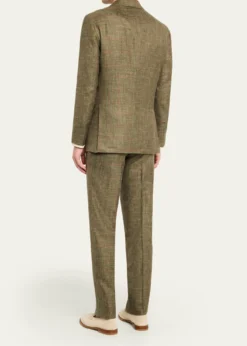 KitonMen's Windowpane Cashmere Blend Suit