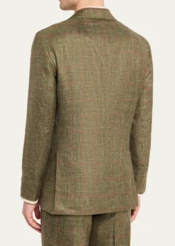 KitonMen's Windowpane Cashmere Blend Suit