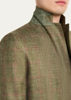 KitonMen's Windowpane Cashmere Blend Suit