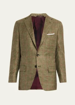 KitonMen's Windowpane Cashmere Blend Suit