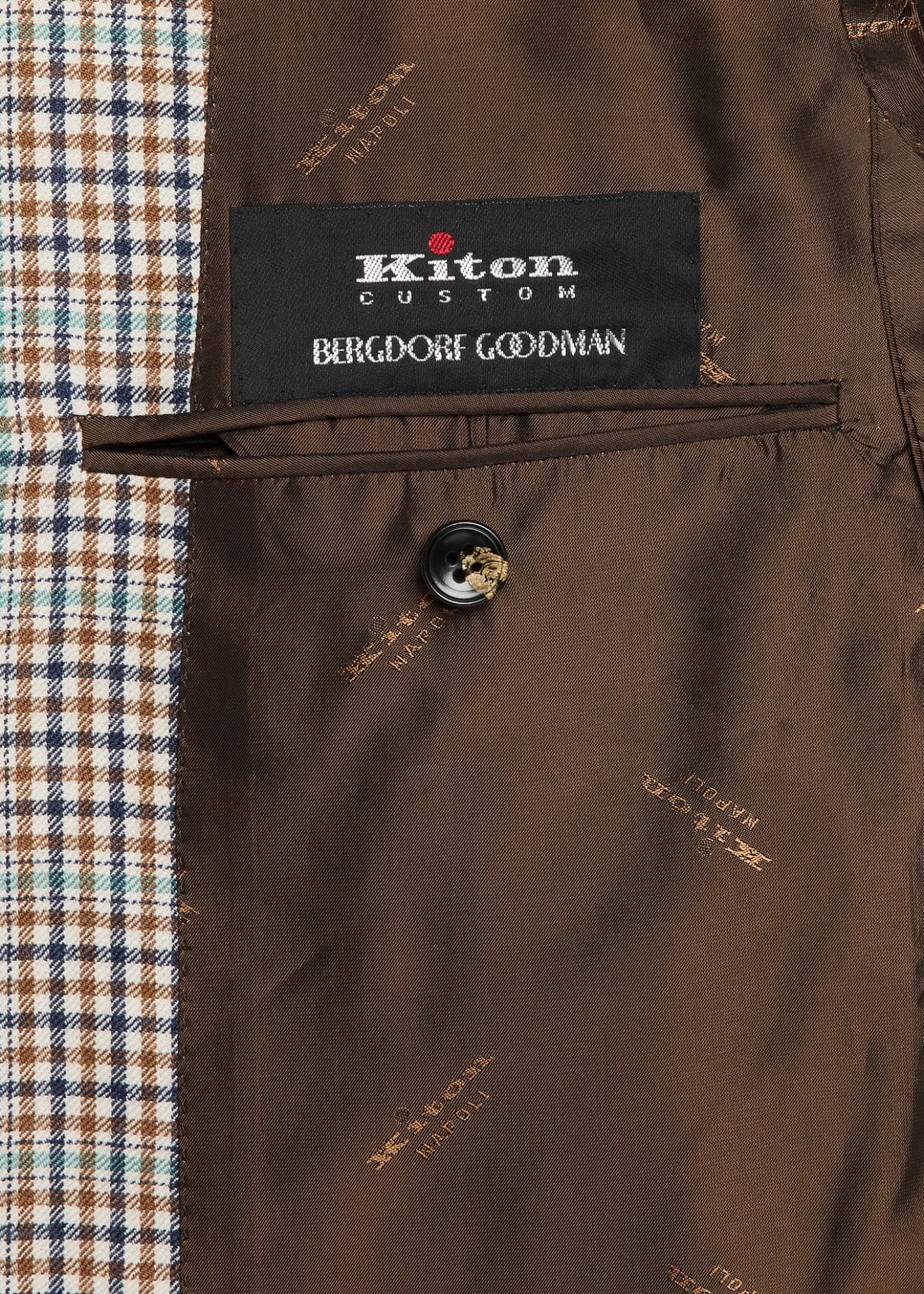 KitonMen's Cashmere and Silk Multi-Check Deconstructed Sport Coat