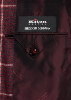 KitonMen's Cashmere Check Sport Coat