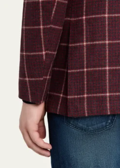 KitonMen's Cashmere Check Sport Coat