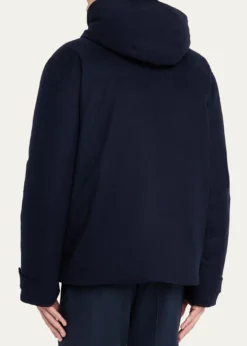 KitonMen's Cashmere Full-Zip Hooded Jacket