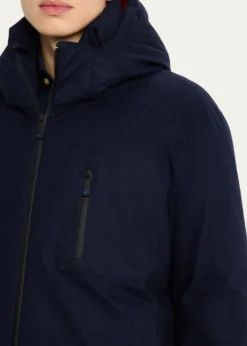 KitonMen's Cashmere Full-Zip Hooded Jacket