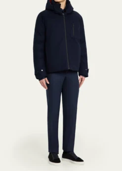 KitonMen's Cashmere Full-Zip Hooded Jacket