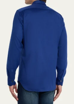 KitonMen's Cashmere Side-Pocket Overshirt