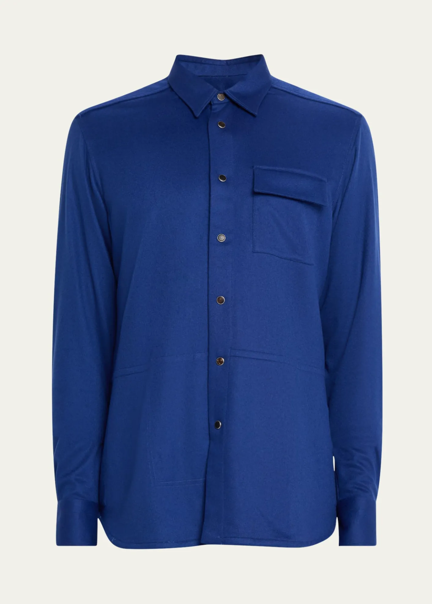 KitonMen's Cashmere Side-Pocket Overshirt
