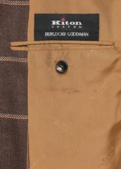 KitonMen's Cashmere Windowpane Single-Breasted Sport Coat