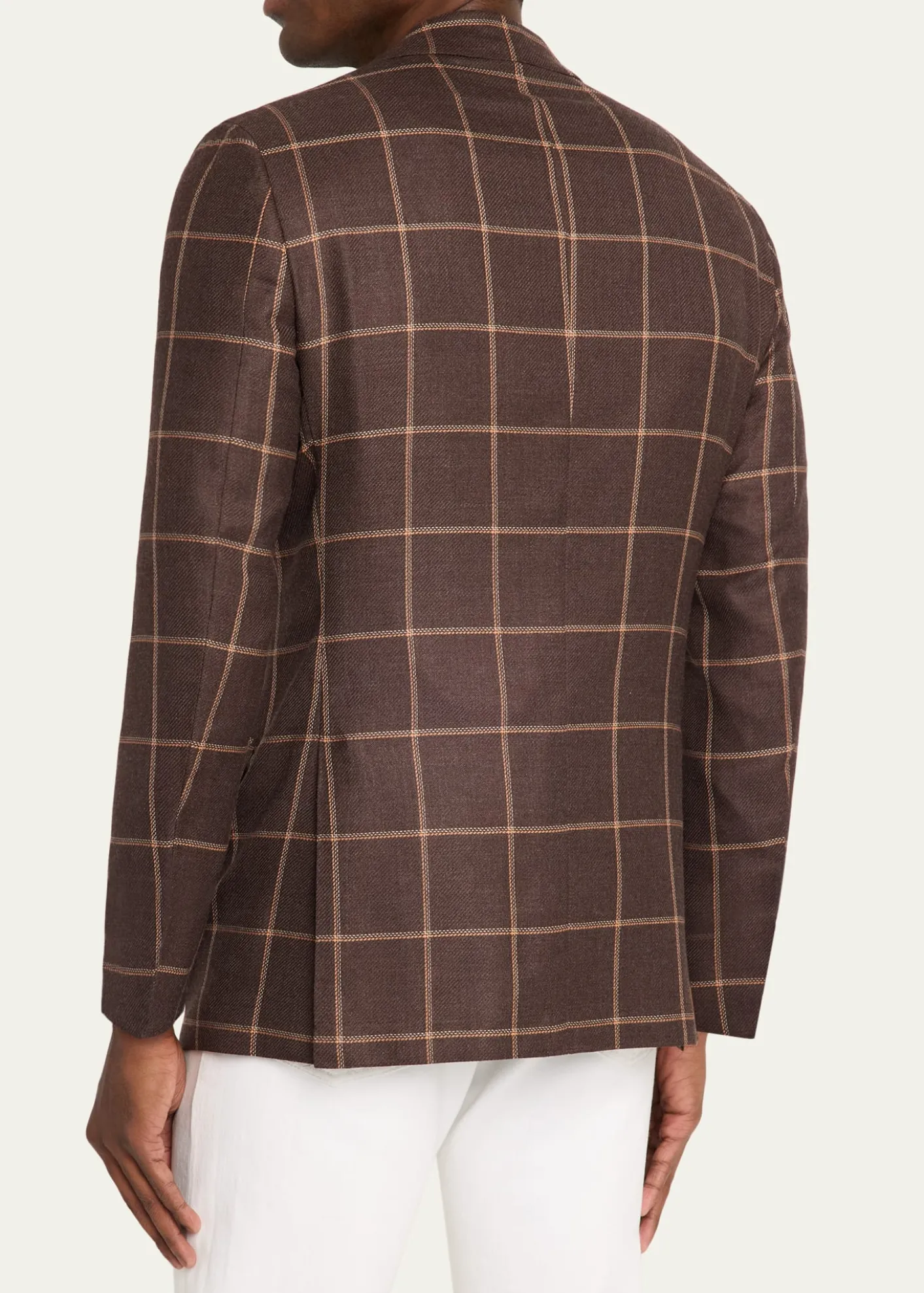 KitonMen's Cashmere Windowpane Single-Breasted Sport Coat
