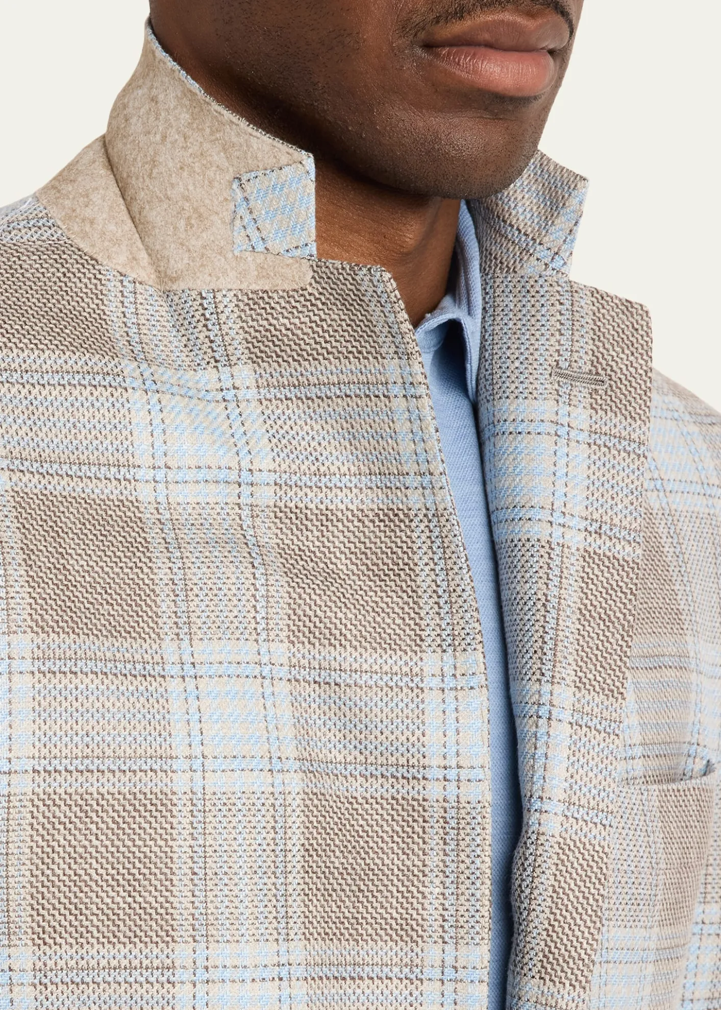 KitonMen's Cashmere, Wool and Silk Plaid Sport Coat