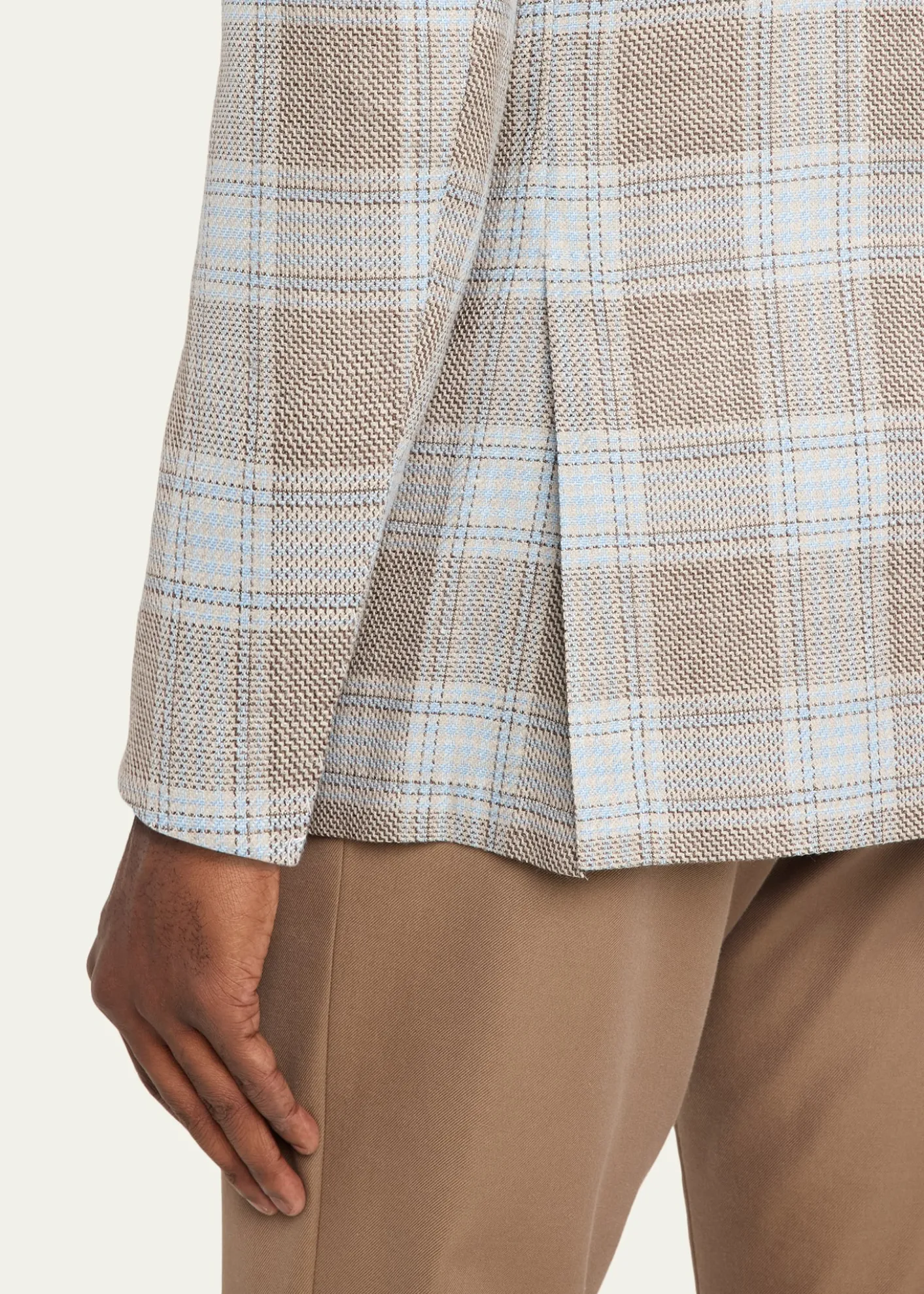 KitonMen's Cashmere, Wool and Silk Plaid Sport Coat