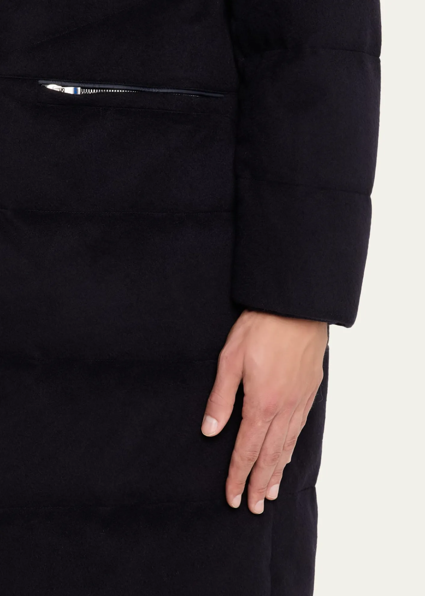 KitonMen's Cashmere & Wool Down Parka Jacket