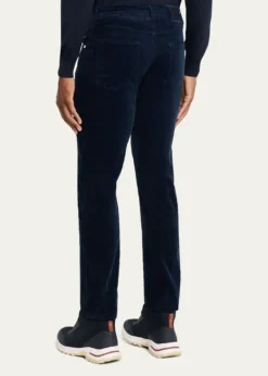 KitonMen's Corduroy Straight Fit Five-Pocket Pants
