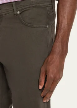 KitonMen's Cotton and Cashmere Stretch Slim Straight Five-Pocket Pants