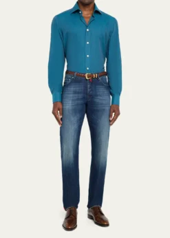KitonMen's Cotton Sport Shirt