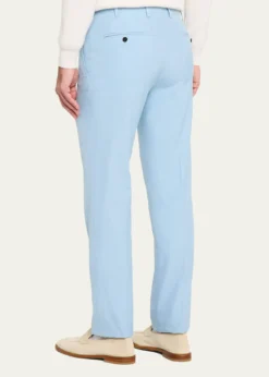 KitonMen's Flat-Front Twill Pants