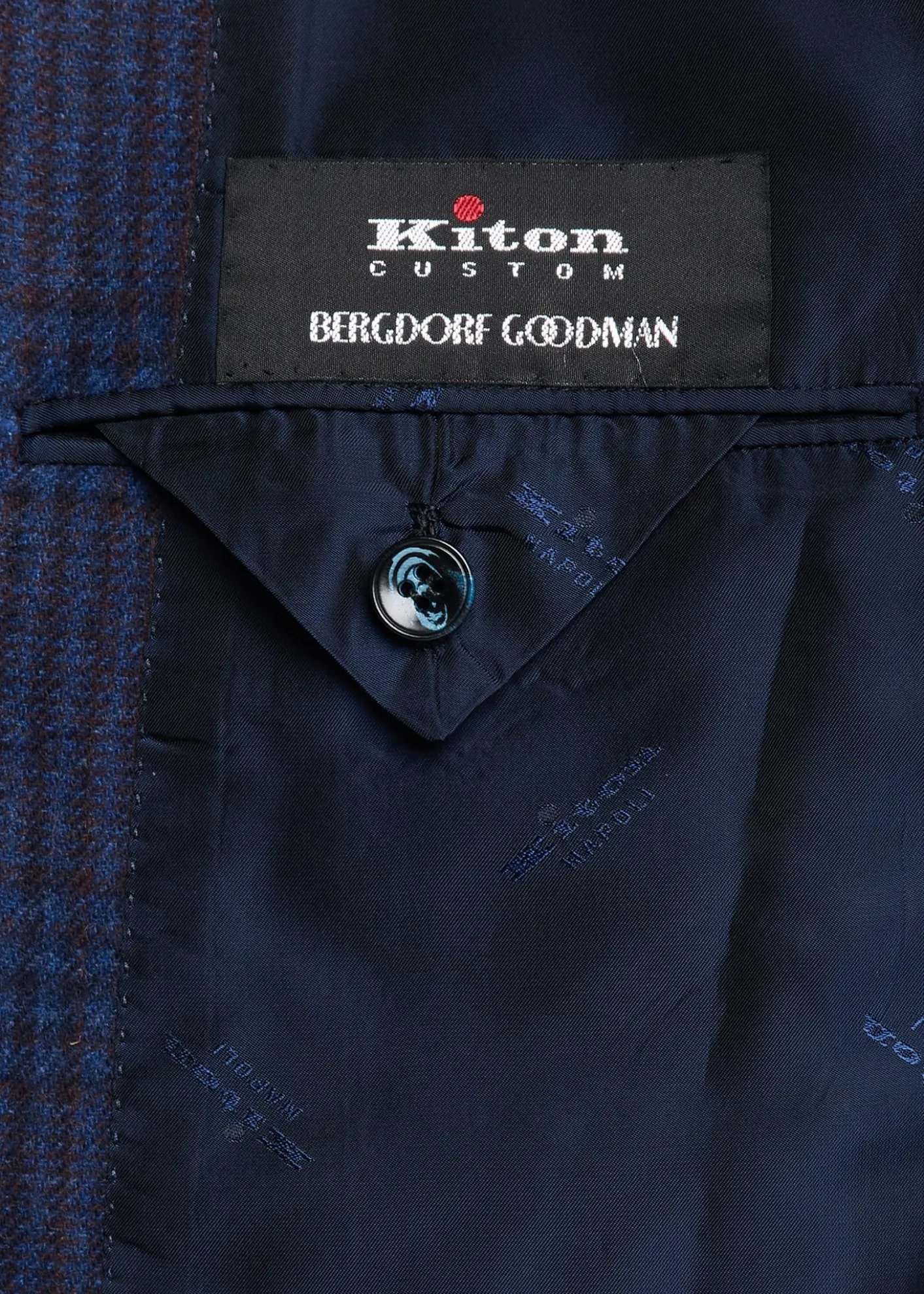 KitonMen's Glen Plaid Cashmere Sport Coat