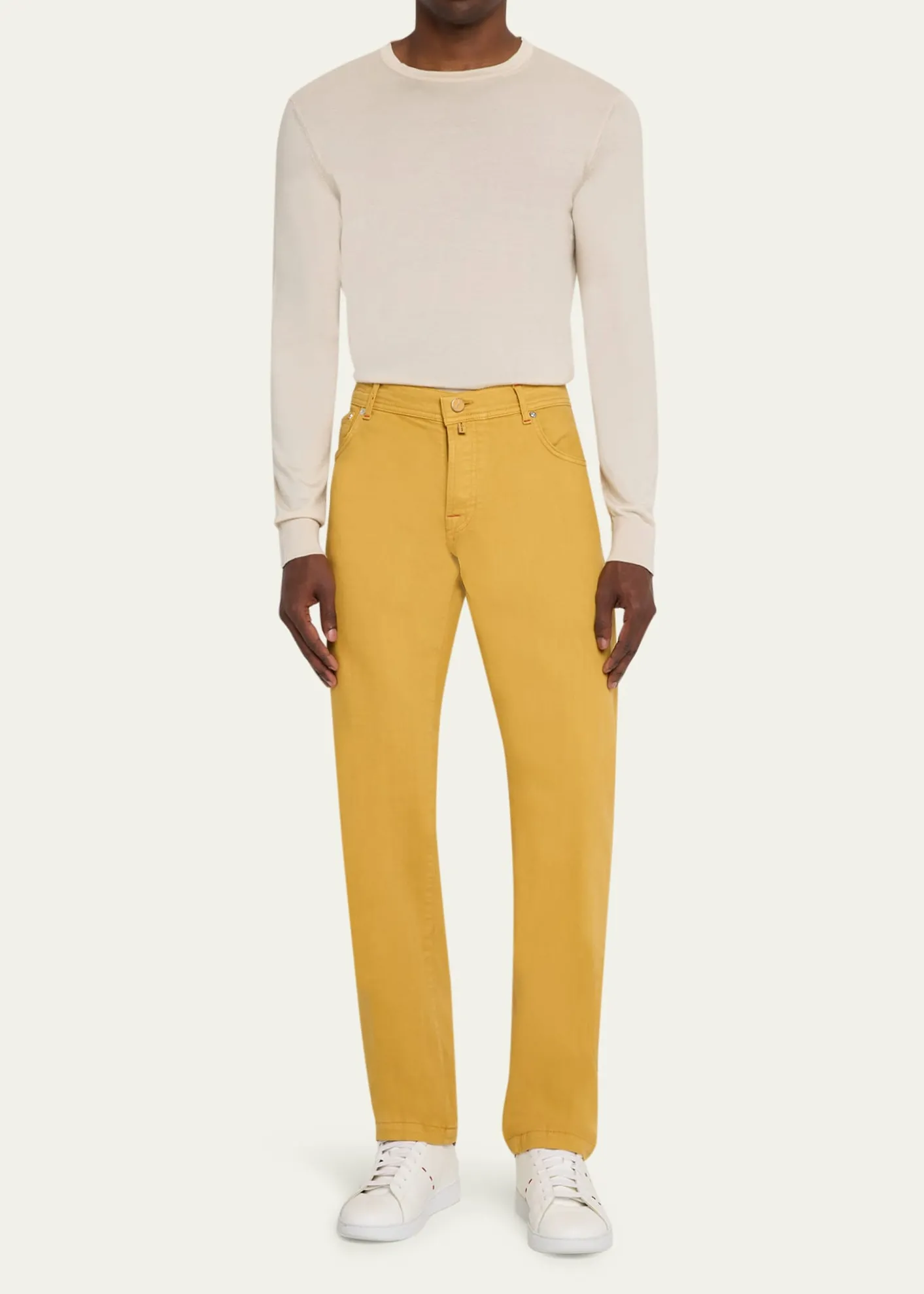 KitonMen's Kurabo Slim Fit Cotton Stretch Five-Pocket Pants