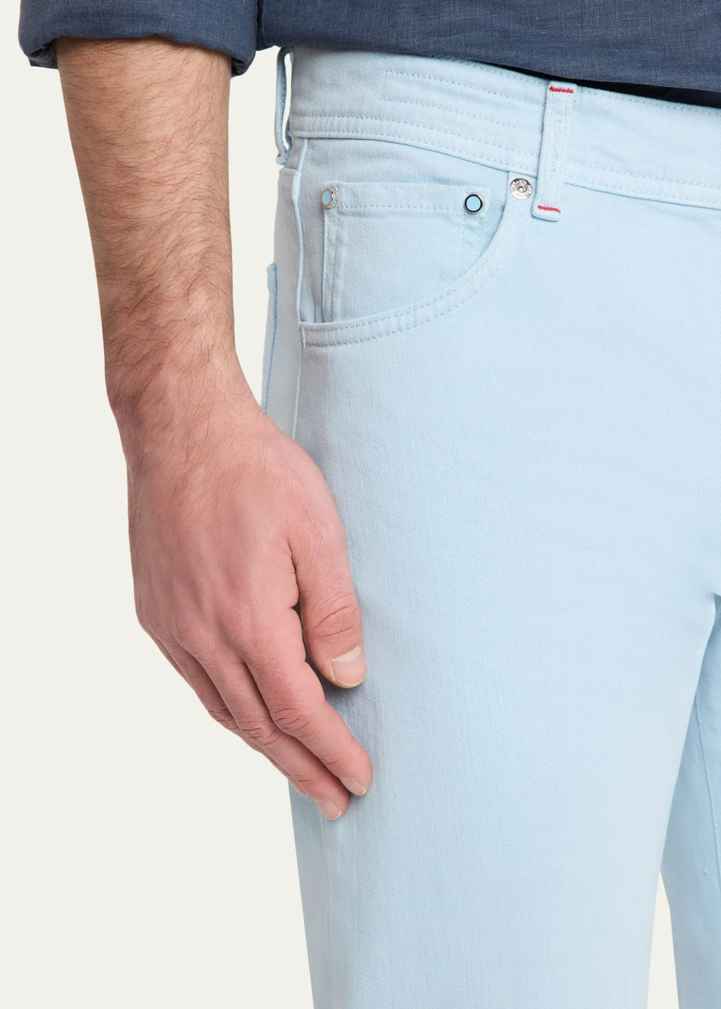 KitonMen's Kurabo Slim Five-Pocket Pants
