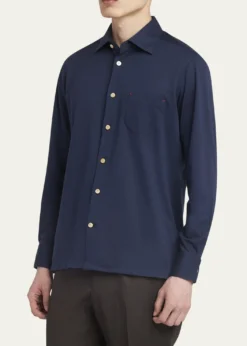 KitonMen's Nerano Cotton Stretch Sport Shirt