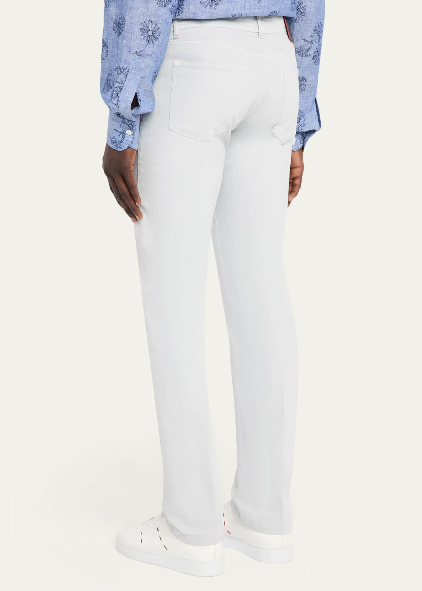 KitonMen's Plus One Slim Stretch Five-Pocket Pants