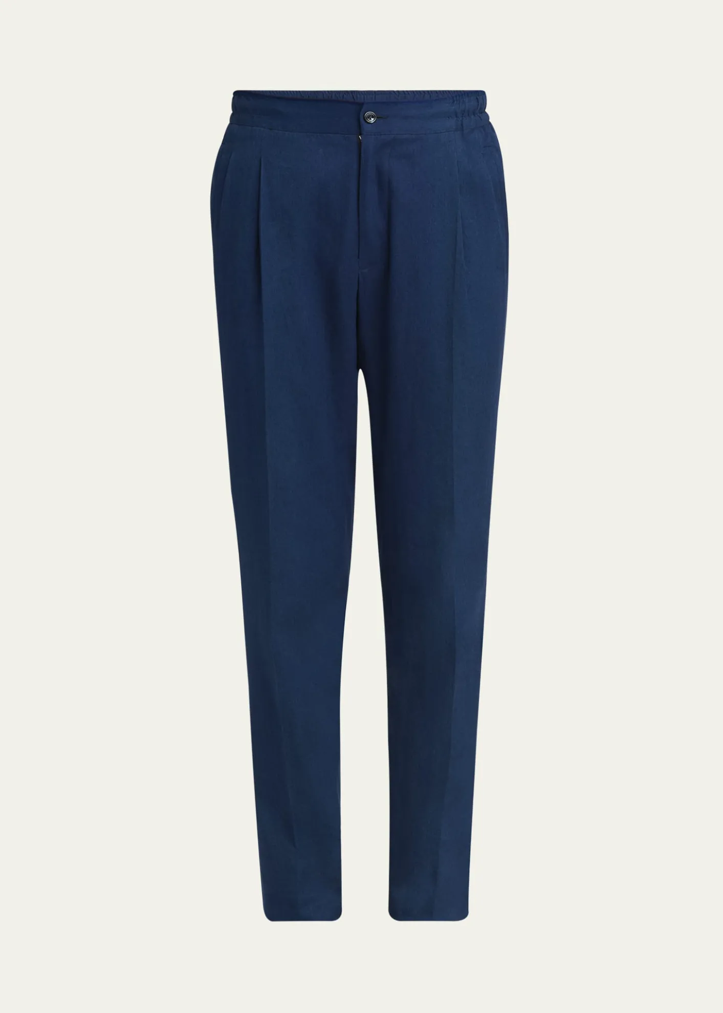 KitonMen's Sasha Wool Pleated Stretch Pants