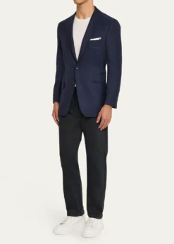 KitonMen's Solid Cashmere Blazer