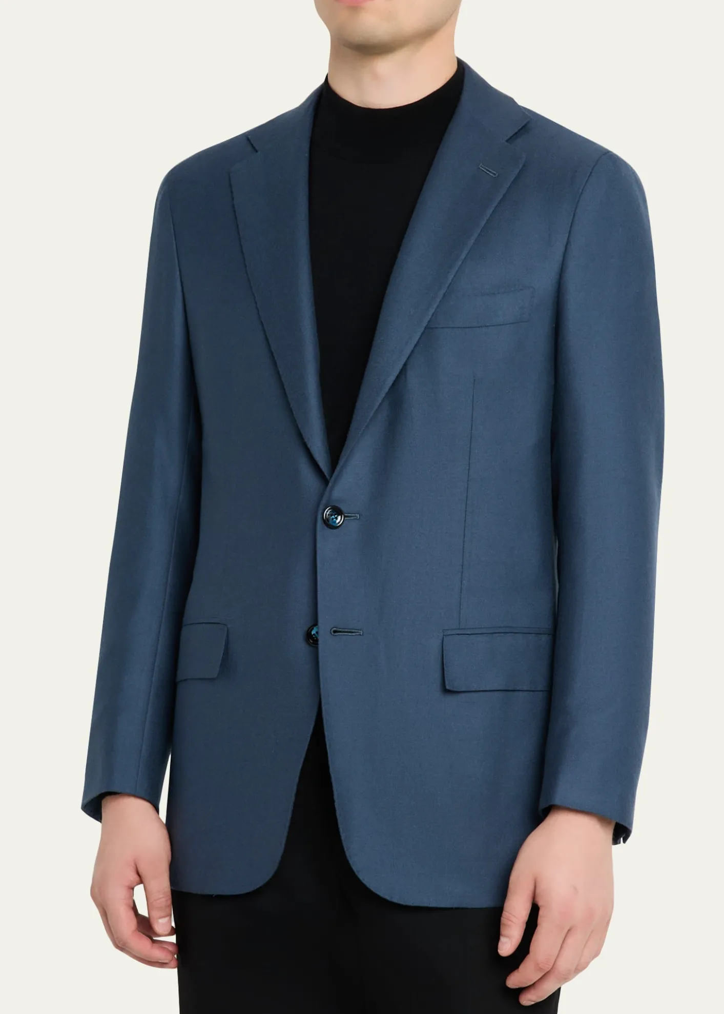 KitonMen's Solid Cashmere Sport Coat
