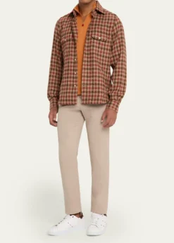 KitonMen's Speckled Cashmere Overshirt