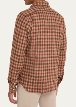 KitonMen's Speckled Cashmere Overshirt