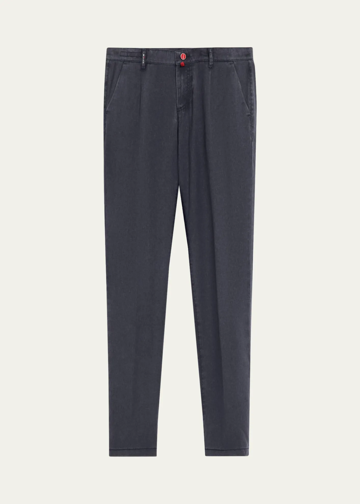 KitonMen's Washed-Effect Wool Four-Pocket Pants