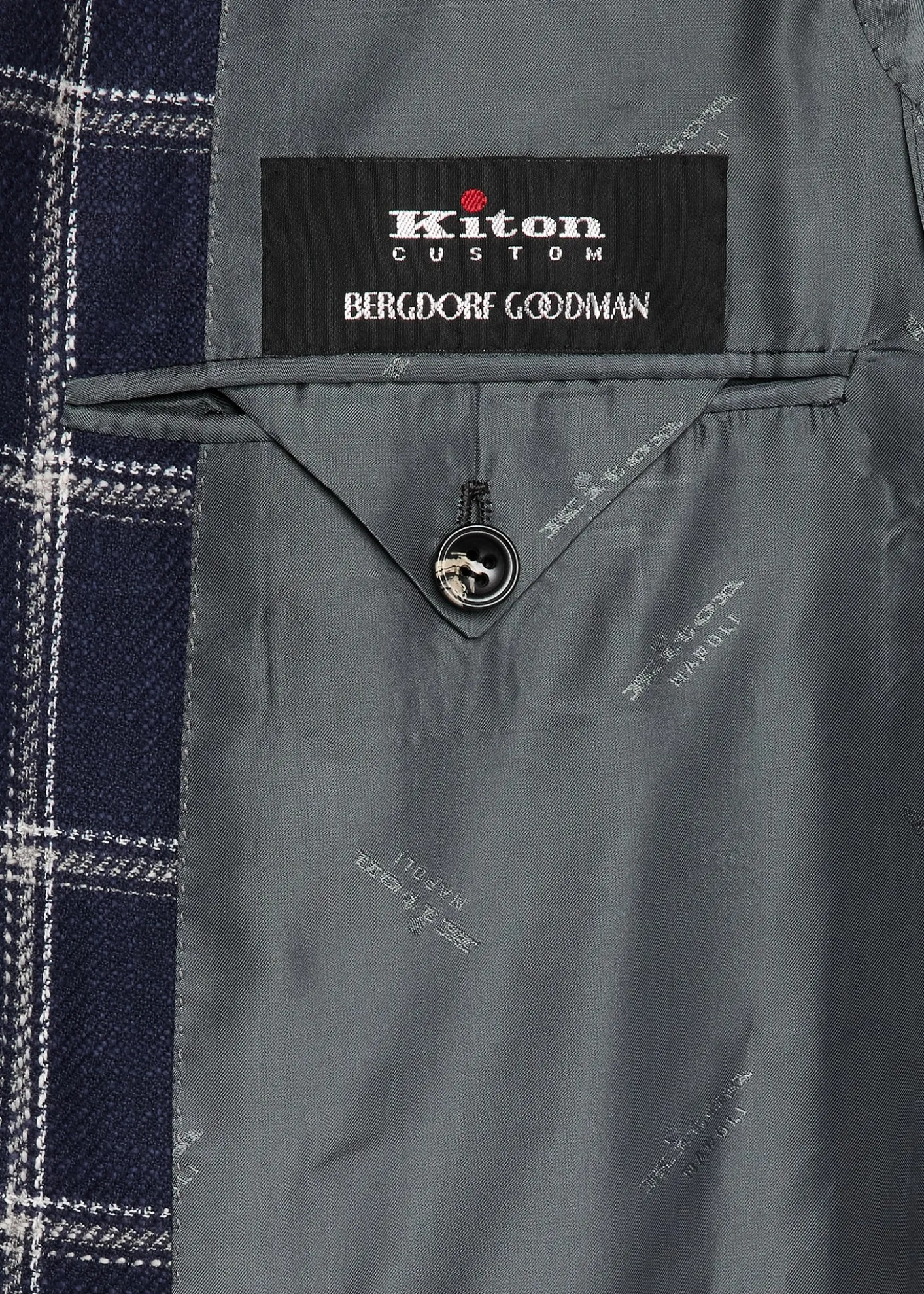 KitonMen's Windowpane Silk, Cotton and Cashmere Sport Coat