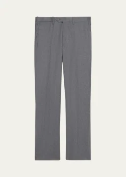 KitonMen's Wool and Cashmere Flat-Front Pants