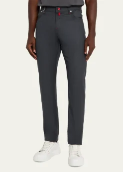 KitonMen's Wool Straight Fit Five-Pocket Pants