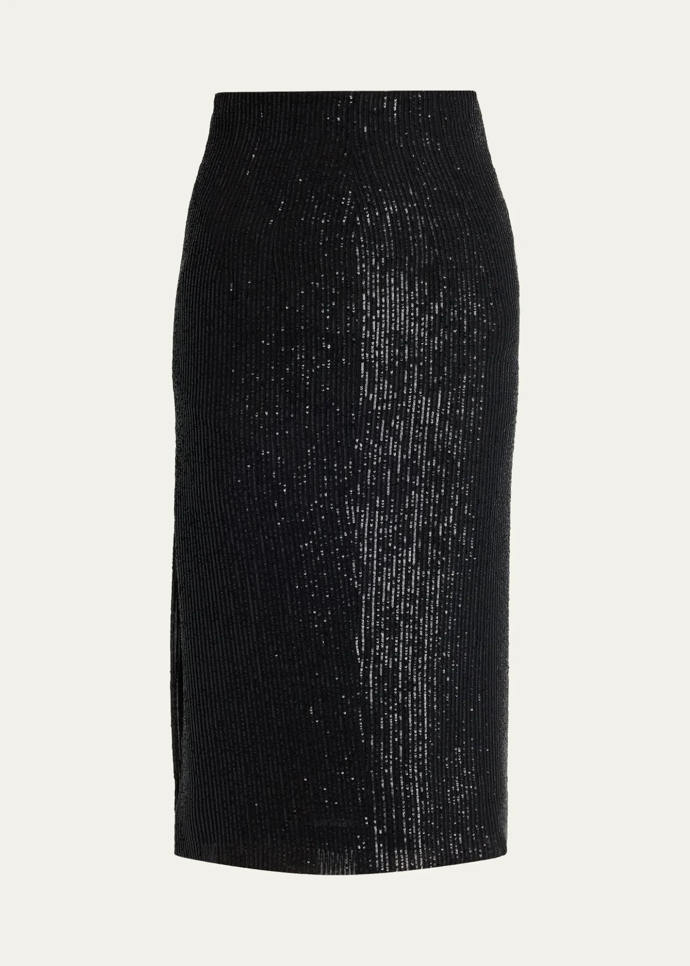 KitonStriped Sequined Midi Pencil Skirt