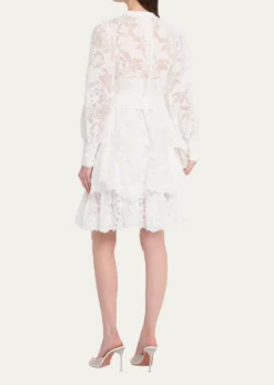 Kobi HalperinGillian Floral Lace Shirtdress
